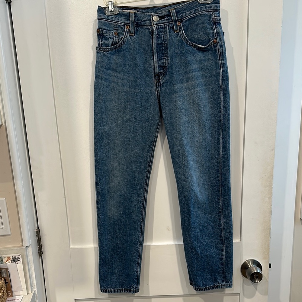 Levi’s 501 Straight-Leg Denim Jeans with Classic Indigo Wash